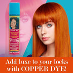 Jerome Russell Temp'ry Spray-on Copper Hair Color, 2.2oz x 3 pack