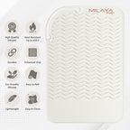Heat Resistant Mat - Curling Iron Holder - Silicone Heat Resistant Mat - Makeup Mat - Hot Tools Mat - Hot Tools Flat Iron Holder - Vanity Decor - Vanity Accessories