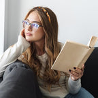6 Pack No Pressure Headbands for Glasses Wearers - Flexible Non-Slip Hairbands, Matte Plastic with Teeth, for Women & Girls, Comfortable No Pressure, Ideal for Daily Use, Makeup & More