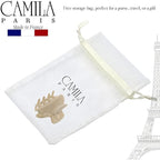 Camila Paris CP3551 French Hair Clip for Women, Small, Nude 2.5 Inch Girls Hair Claw Clips Jaw Fashion Durable Styling Hair Accessories for Women, Strong Hold No Slip Grip, Made in France