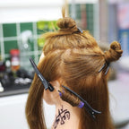 Professional Hair Clips For Styling,With Anti Slip Teeth Duck Billed Hair Clip,6pcs Upgraded Non deformable professional hair clips For Salons Men And Women Long Hair,Black 4.7Inch Long