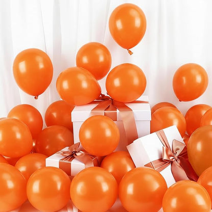 RUBFAC Orange Balloons 120pcs 5 Inch Latex Party Balloons by RUBFAC