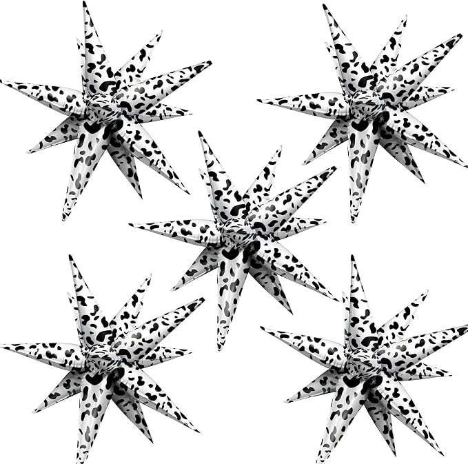 ZAKVOOR 60 Pcs Star Balloons 12 Spike Foil Party Decoration Balloons by ZAKVOOR