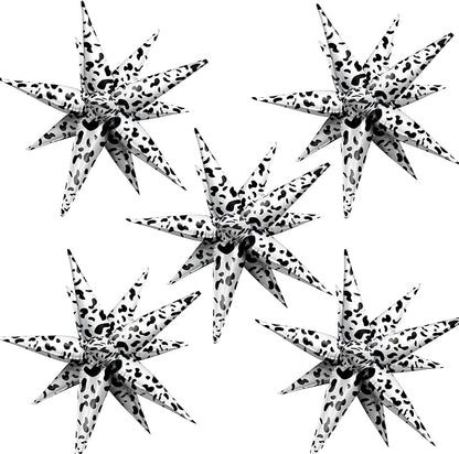 ZAKVOOR 60 Pcs Star Balloons 12 Spike Foil Party Decoration Balloons by ZAKVOOR