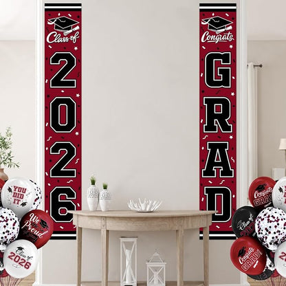 2026 Graduation Decorations, Congrats Grad Banner Backdrop - Image 4