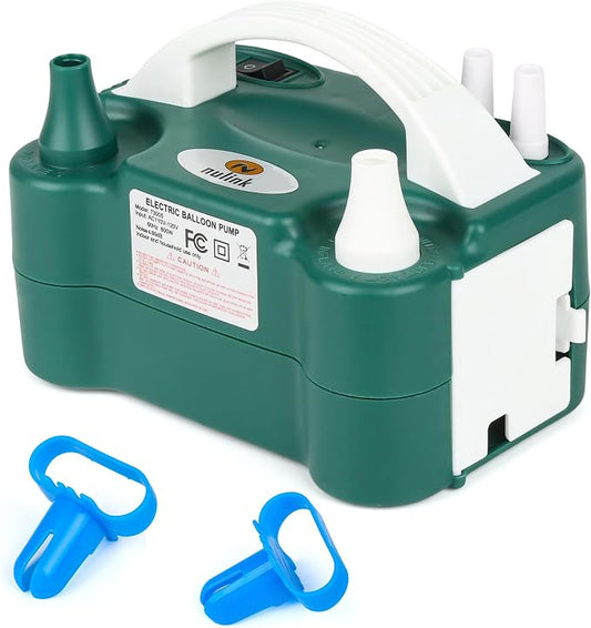 Electric Balloon Pump, Portable Electric Balloon Blower Machine Balloon Air by NuLink