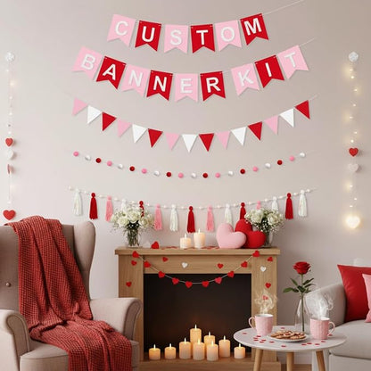 SmoothNovelty 139 Pcs Felt DIY Custom Banner Kit Include 104 Letters 18 - Image 7