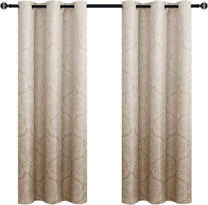 DWCN Ombre Blackout Curtains for Bedroom - Image 9
