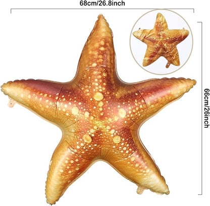 Starfish Balloons for Ocean Under the Sea Party Decoration | 4pcs 26inch Large - Image 2
