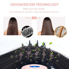 Hair Dryer Brush Blow Dryer Brush in one, Aima Beauty 1.25'' Round Brush Blow Dryer Ionic Hot Air Brush Styler Volumizer with Ceramic Coating & Tufted Bristles for Smooth and Shiny Blowout, Pink