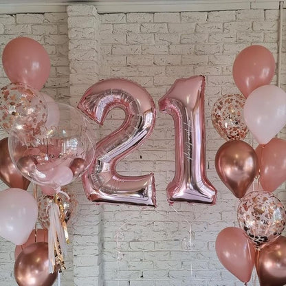 Rose Gold Balloons Arch Kit - Image 7