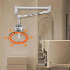 Hair Treatment Machine, 950W Wall Mount Orbiting Rotating Hair Processor for Salon Spa Family, Time Adjustable, Grey