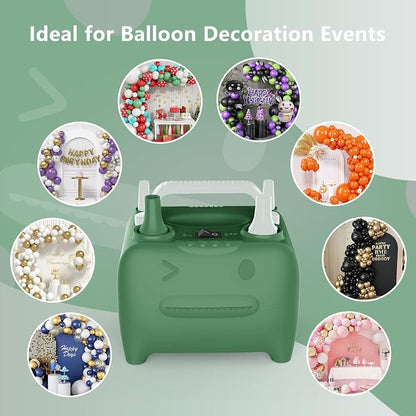 OWill Balloon Pump Electric, Balloon Inflator Electric Air Pump, Portable Dual - Image 5