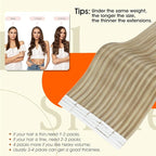 Full Shine Blonde Tape in Hair Extensions Color 16 Highlight 22 Blonde Remy Injection Tape Hair Extensions Real Human Hair 16Inch Travel Friendly Styling 40G Seamless Skin Weft Natural Straight 20Pcs