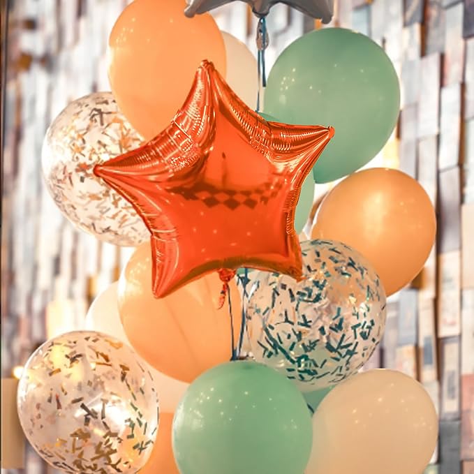 MEETINGU Star Shape Foil Balloons, 18 Inch Star Shape Foil Mylar Balloons - Image 5