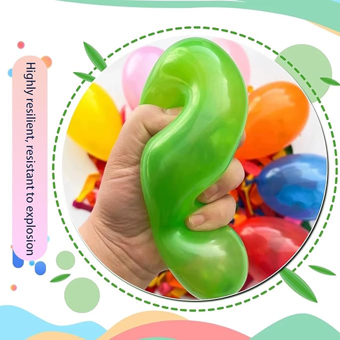 Assorted Colors Balloons, 500 Pack 3 Inch Rainbow Latex Balloons, Small - Image 3