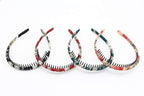 boho hair band headbands for women/Girls teeth Comb Hair Accessories Non-slip hairband Resin hair hoop (4 PCS)