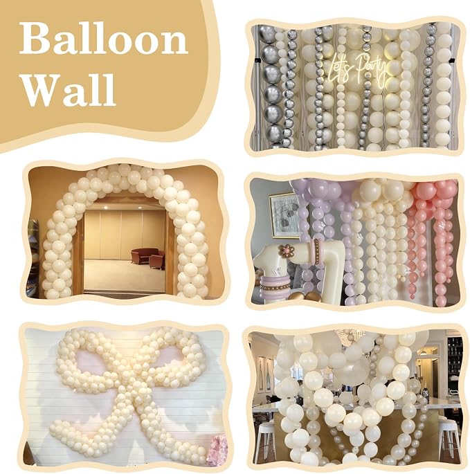 Sand White Link Balloons - Image 3