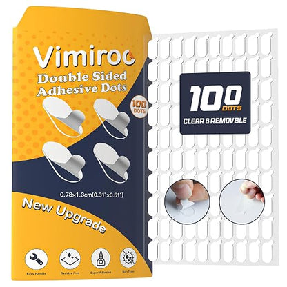 100Pcs Adhesive Glue Stick Dots Double Sided Sticky Tack Removable by VIMIROO