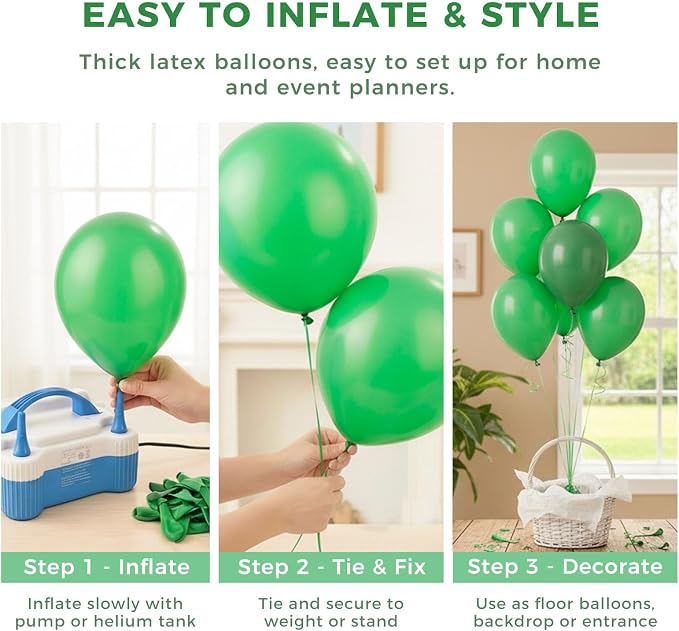 LovesTown 18 Inch Light Green Large Balloons, Birthday Wedding Bridal Shower - Image 6