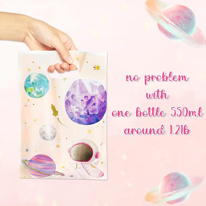 ANGOLIO 50PCS Pink Space Theme Party Bags - Image 4