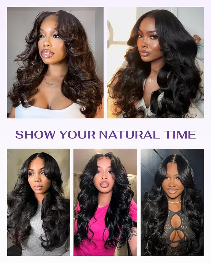 13x6 SKINLIKE Real HD Lace Frontal Wig, 180% Density Ultra-fitted 0.10mm Thin Invisible HD Lace Wig Pre-plucked Hairline Bleached Knots Virgin Human Hair Wigs Body Wave 22 Inch