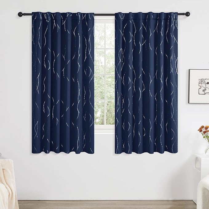 Deconovo Blackout Back Tab Curtains - Image 2