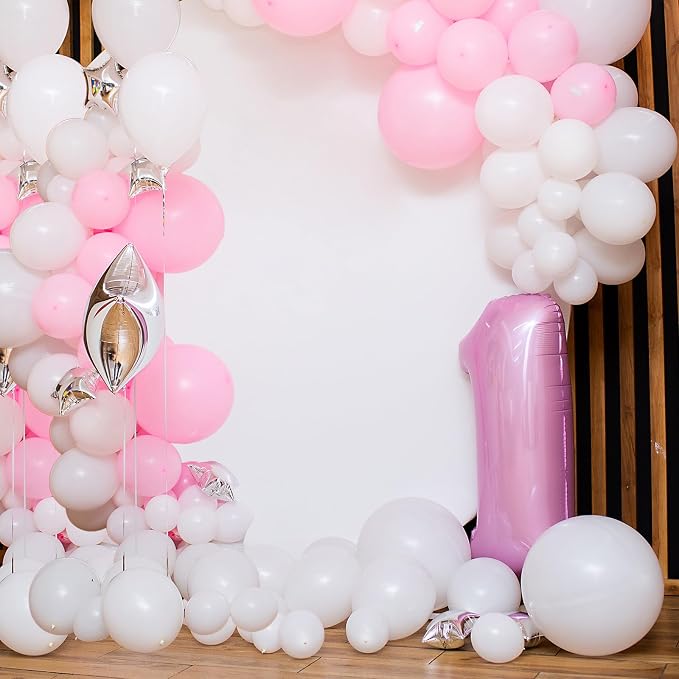 50pcs White Balloons, Helium Quality 12inch White Party Balloon - Image 6