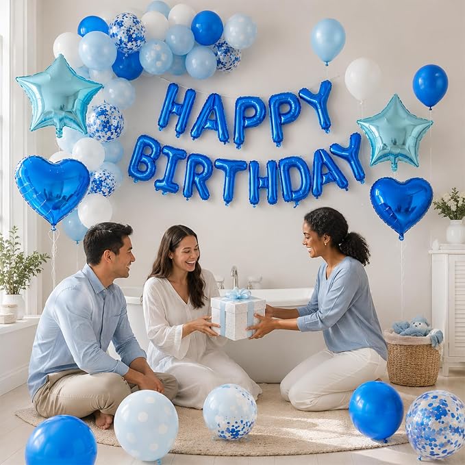 Blue Birthday Decorations for Boys - Image 8
