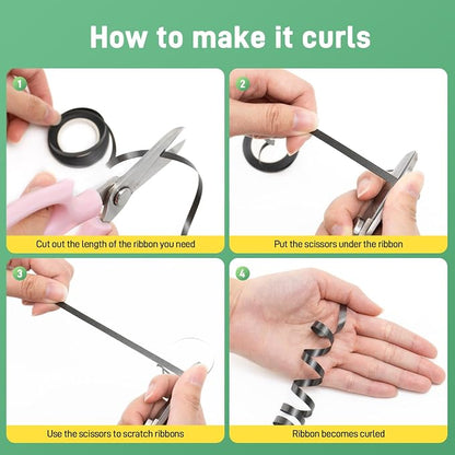 Inspire 90 Rolls 3 Colors Rainbow Curling Ribbon - Image 6