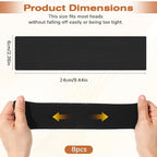 Thick Headbands for Women, 8 Pcs Non Slip Sports Elastic Head Bands for Women's Hair Soft Fabric Headbands Cotton Cloth Hair Bands Accessories for Washing Face Workouts Yoga Skincare Daily Use