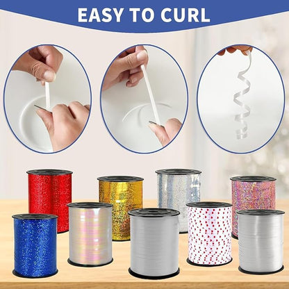 Premium Silver Curling Ribbon 500 Yards - Image 4