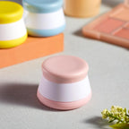 INSFIT Travel Containers for Toiletries, TSA Approved Silicone Cream Jars with Lids, BPA Free Travel Size Toiletries Leakproof Cruise Essentials for Cosmetic Cream Lotion