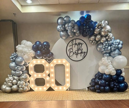 Blue Balloon Arch Kit, Graduation Decoration - Image 5
