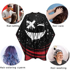 Barber Capes for Men Hair Cutting Capes with Snaps Salon Capes for Stylists Waterproof Hairdresser Gown Cape- 63”× 56”(Black)