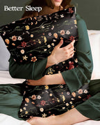 2 Pack Mulberry Silk Pillowcase for Hair and Skin - Queen Size 20 x 30 Inches with Hidden Zipper BK Grow Flower 19 Momme Soft Sleeping Silk Pillow Case for Women, Moms