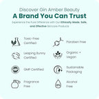 Gin Amber Beauty Derma Roller with Replaceable Head Design – 192 Real individual needles, Micro Needling Roller for Face, Beard, and Scalp Care, 0.25mm Face Roller