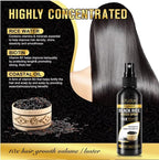 Organic Black Rice Water Spray for Hair Growth, with Castor Oil & Ginger Root Extract for Thicker, Fuller Hair, Helps in Hair Loss and helps Repair Damage 100ml/3.2 fl. Oz (1 PC) - ActivePur