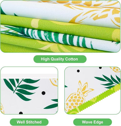 G2PLUS Tropical Fabric Bunting Banner, 39FT Extra Long Reusable Cotton Triangle - Image 3