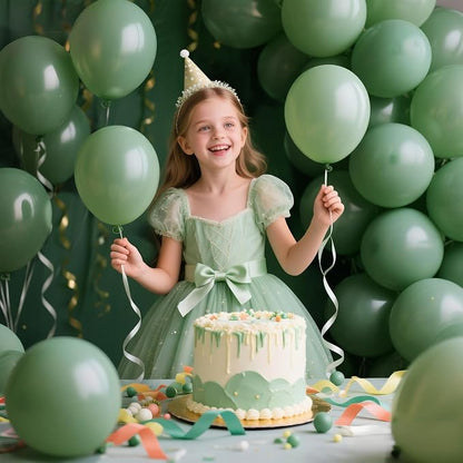 200pcs Sage Green Balloons 5 Inch, Small Mini Latex Balloons - Image 5