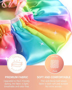 Shower Cap for Women, Reusable Shower Cap Double Waterproof Hair Cap for Shower, Soft PVC Lining Bath Cap for Girls X-Large Pack of 1 By mikimini