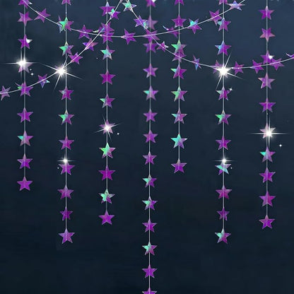 78 Feet Star Garland Decorations by Unknown