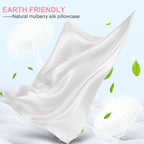 Mulberry Silk Pillow Cases King Size with Hidden Zipper, Ultra Smooth and Soft Breathable Cooling Silk Satin Pillowcase for Hair and Skin, Gifts for Women Men (Ivory, 20x36 Inches, 1 Pack)
