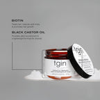 tgin Miracle RepaiRx Deep Hydrating Hair Mask for Curly, Coily and Wavy Hair, with Biotin and Black Castor Oil, Deep Moisture and Repair for Damaged, Color-Treated Hair, 12 oz