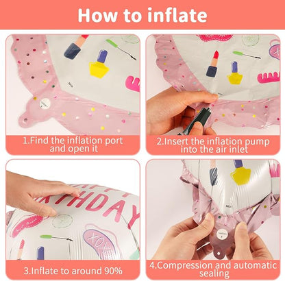 100Pcs Happy Birthday Balloon - Image 5