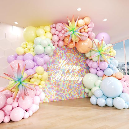 Pastel Balloon Arch Kit, Different Size Balloons Kit by ADOINBY
