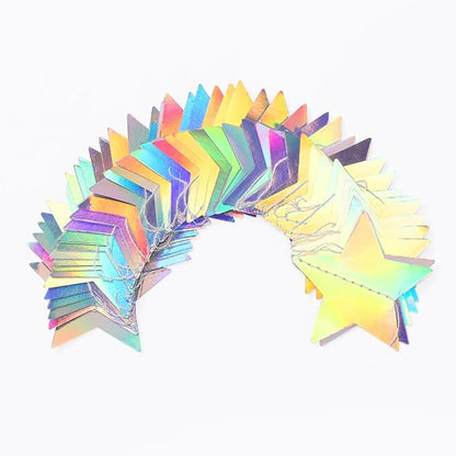 Iridescent Disco-Holographic Party-Decorations Christmas Garland - 62ft Twinkle - Image 3
