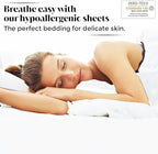 Luxury Bamboo Market | Queen Envelope Pillowcase Set | 100% Viscose Made from Bamboo | Organically Grown | Ultra Soft | Cooling | 2pcs [Classic White]
