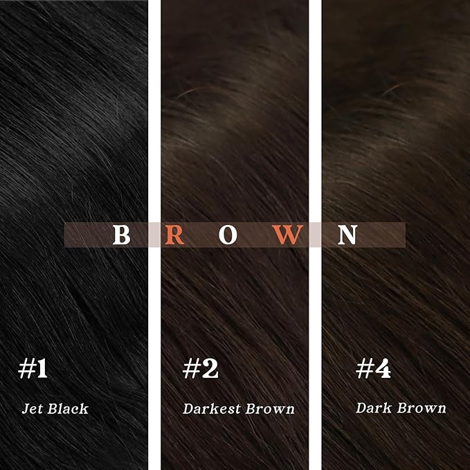 Ve Sunny Clip in Hair Extensions Real Human Hair Brown Hair Extensions Clip ins Human Hair Clip in Extensions Real Hair Extensions Clip in Human Hair 22inch 7pcs 120g