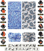 Neck Gaiter Headband Headwear Head Wrap Face Mask Magic Scarf Bandana for Men and Women